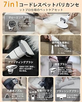 Amazon.co.jp: ペット バリカン Petaboo 猫 犬 用バリカン